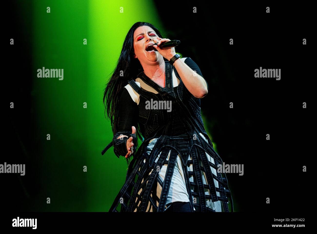 Italie 10 novembre 2022 Evanescence - Worlds collide Tour - en direct au Forum de Mediolanum Assago Milan © Andrea Ripamonti / Alamy Banque D'Images