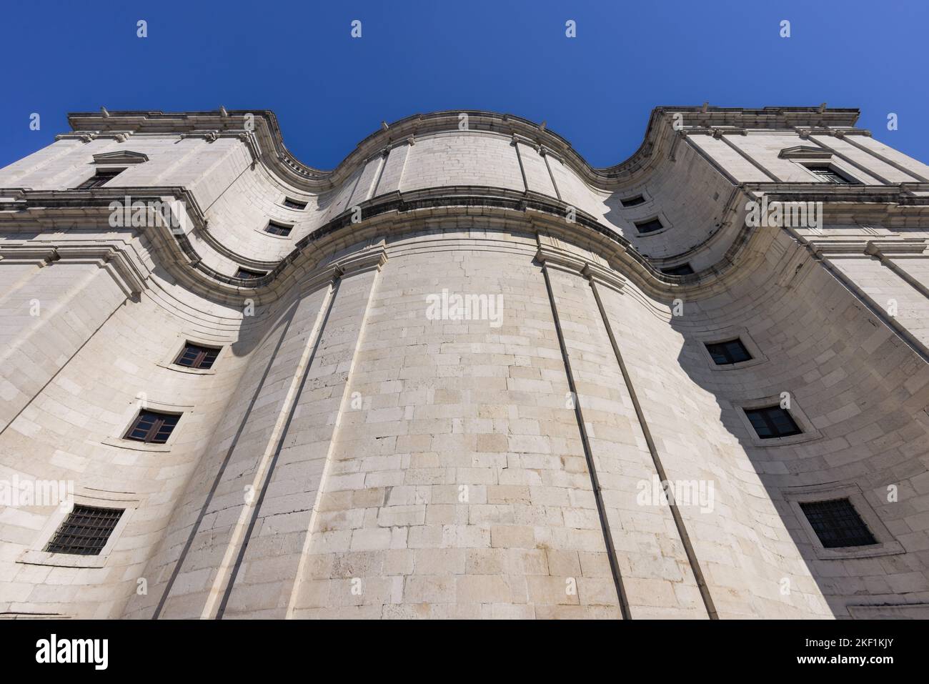 Eglise de Santa Engrácia, Igreja de Santa Engrácia, le Panthéon national situé dans le quartier d'Alfama, Lisbonne, capitale du Portugal. Banque D'Images