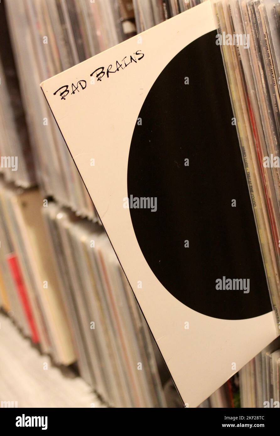 Bad Brains Black Dots Album sur vinyle format Banque D'Images