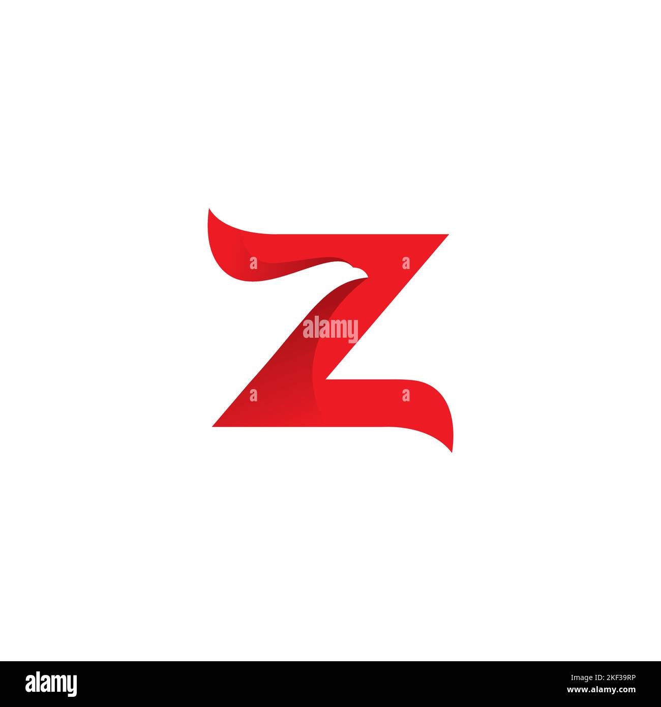 Logo Z Eagle. Icône lettre Z. Illustration de Vecteur