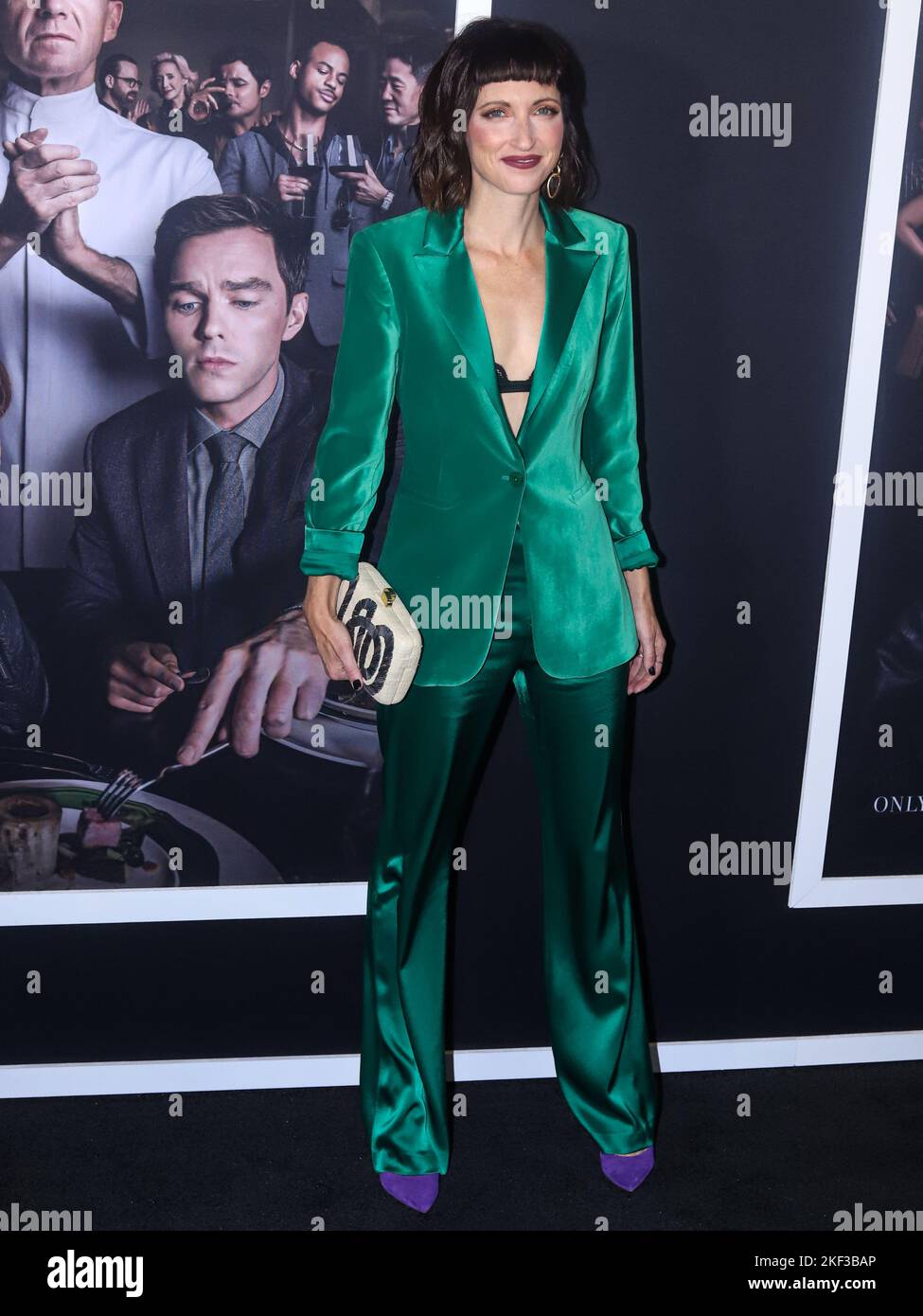 New York, États-Unis. 14th novembre 2022. MANHATTAN, NEW YORK CITY, NEW YORK, États-Unis - NOVEMBRE 14 : l'actrice américaine Christina Brucato arrive à la première de New York de Searchlight Pictures 'The Menu' qui s'est tenue au AMC Lincoln Square 13 Theatre on 14 novembre 2022 à Manhattan, New York, États-Unis. (Photo de Jordan Hinton/image Press Agency) Credit: Image Press Agency/Alay Live News Banque D'Images