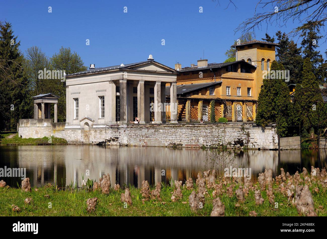 Römische Bäder, Parc Sanssouci, Potsdam, Brandebourg, Allemagne Banque D'Images