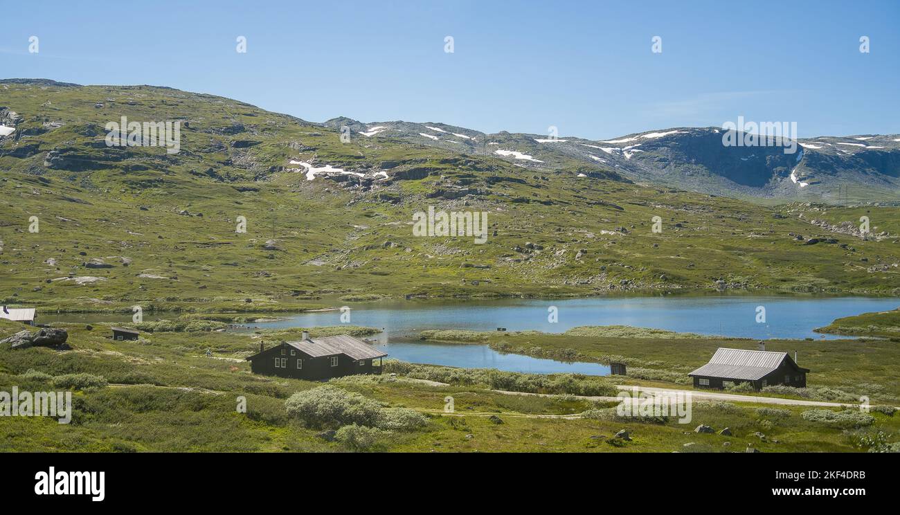 Plateau de Hardanger à Summertime, Norvège Banque D'Images