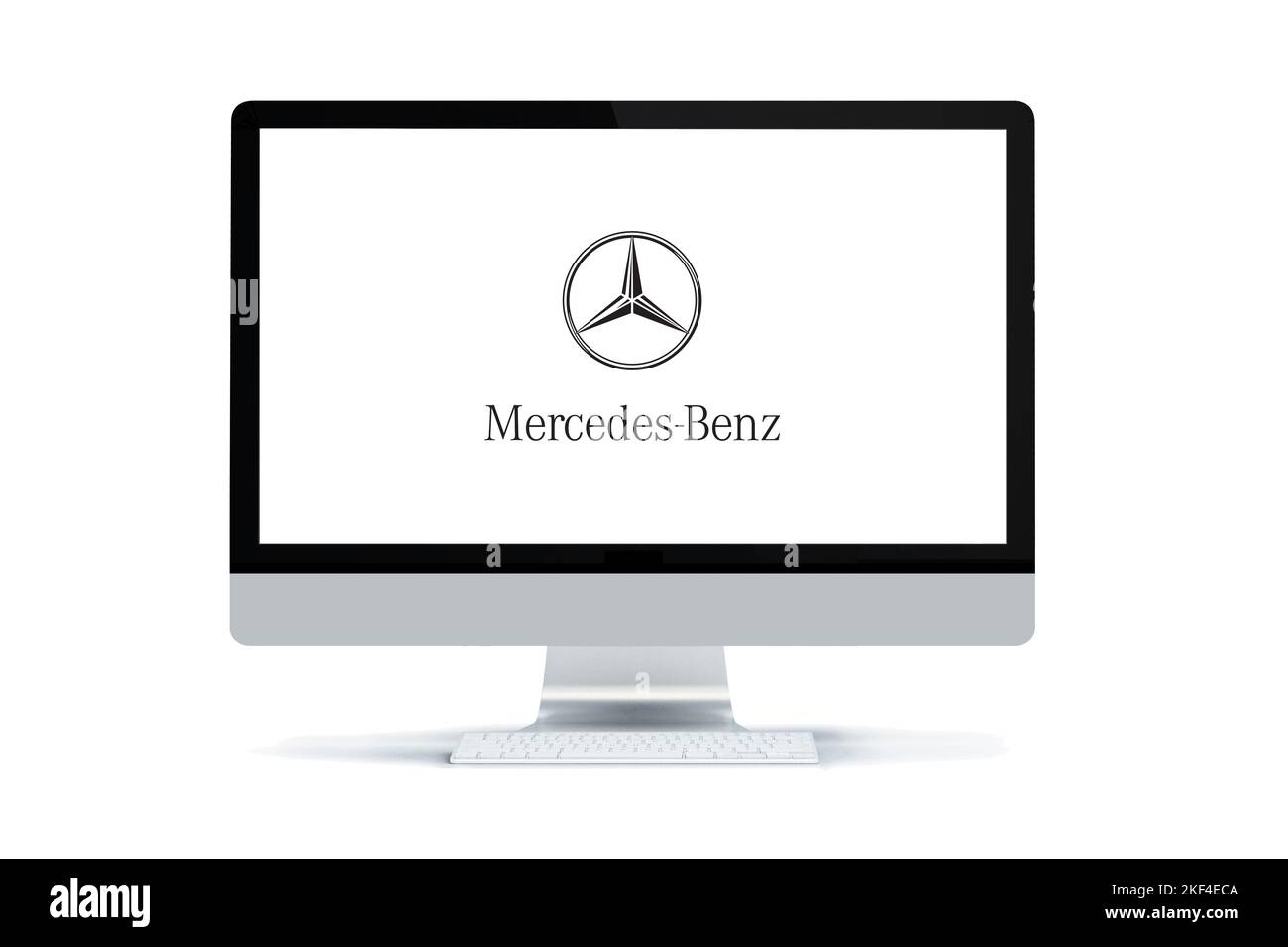 DAS logo der Firma Daimler Benz à Stuttgart, Automobilehersteller, nur zur redaktionellen Veröffentlicked! Banque D'Images