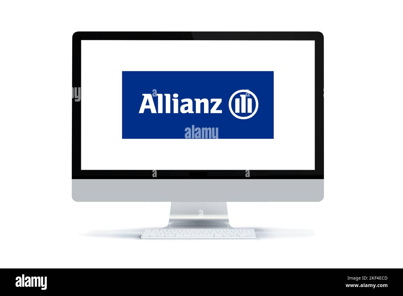 DAS logo der Firma Allianz, Versicherungen, nur zur redaktionellen Veröffentlicked! Banque D'Images