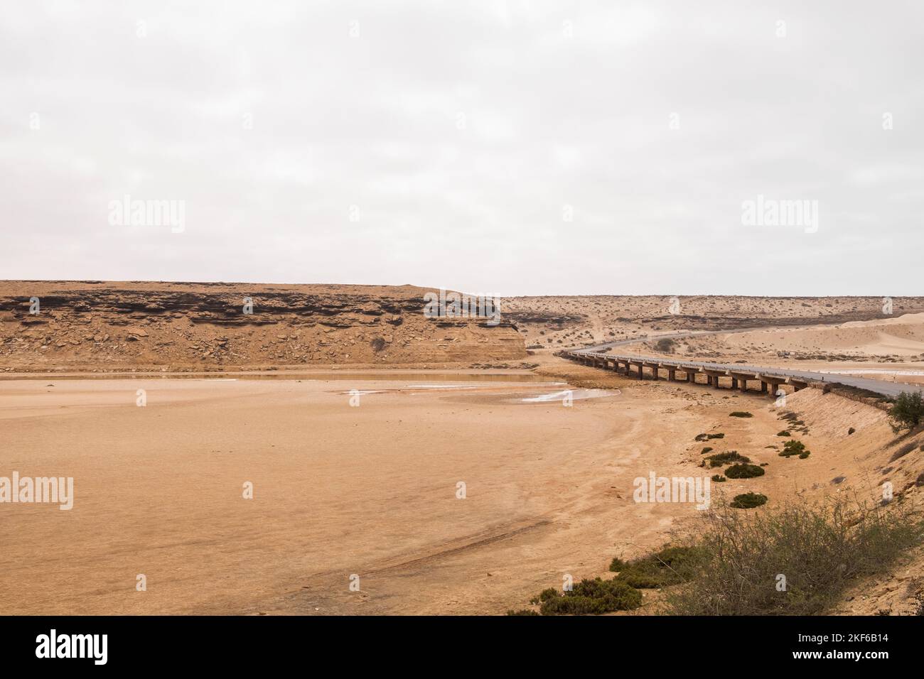 Maroc, Sahara occidental, autour de Laayoune Banque D'Images