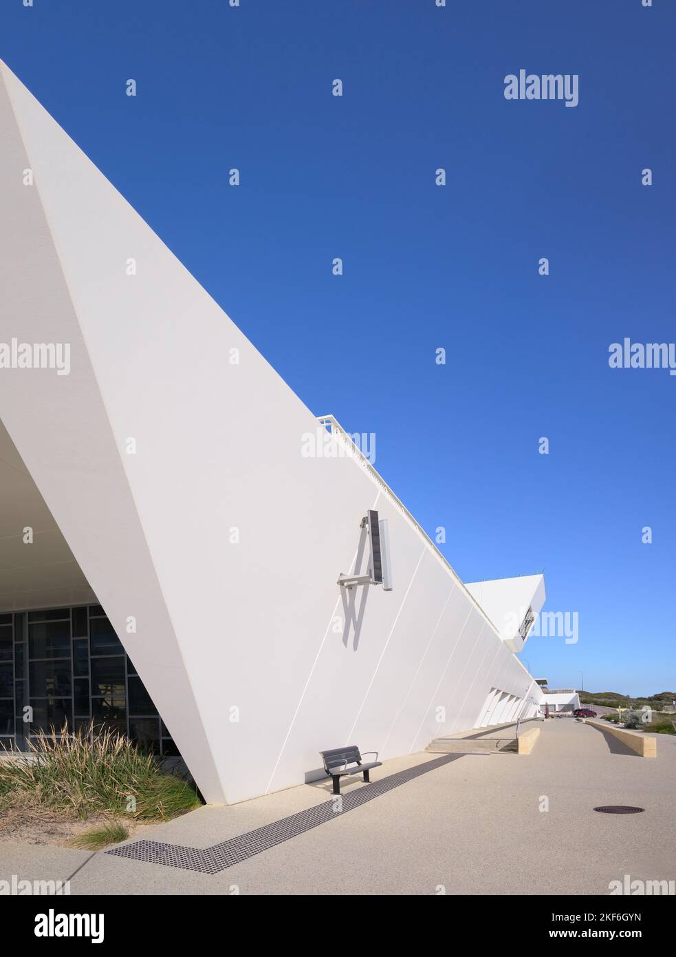 Perth, WA, Australie - City Beach Surf Club par Christou Design Group Banque D'Images