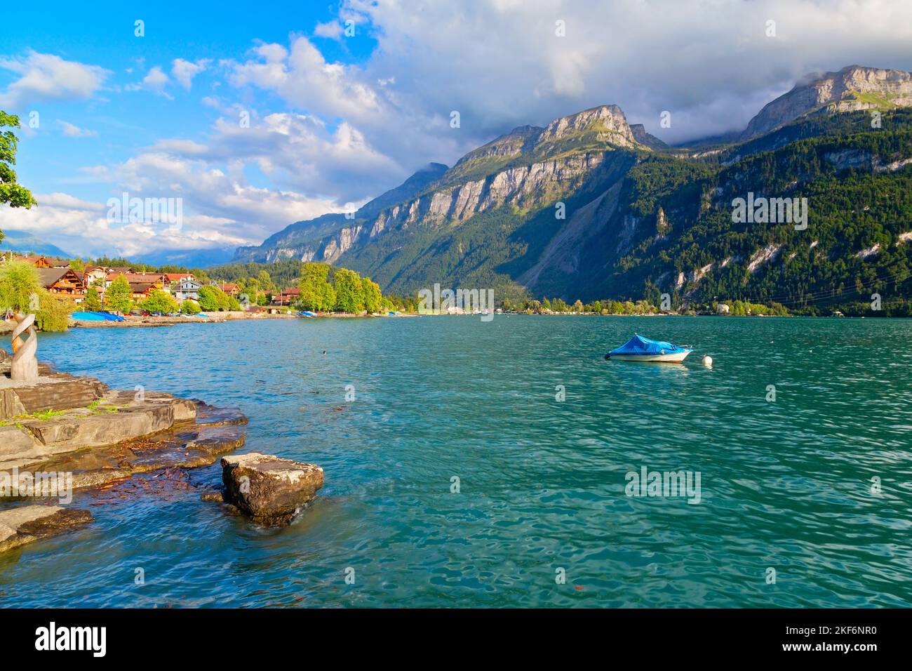 Brienz, le lac de Brienz, Suisse Banque D'Images