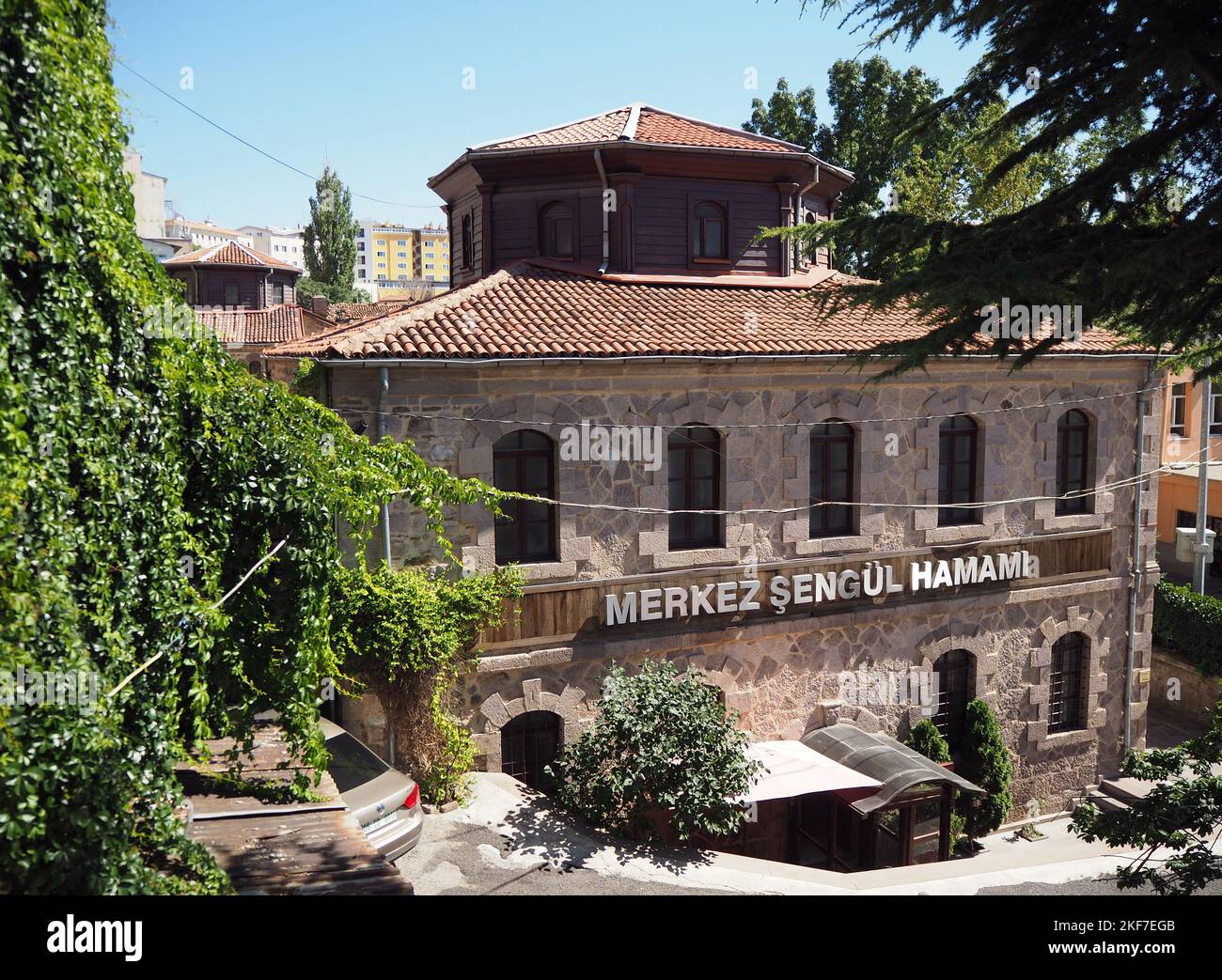 Bain turc historique de Sengul à Ankara. (Merkez Şengül Hamamı) Ulus, Ankara Türkiye - juillet 2022 Banque D'Images