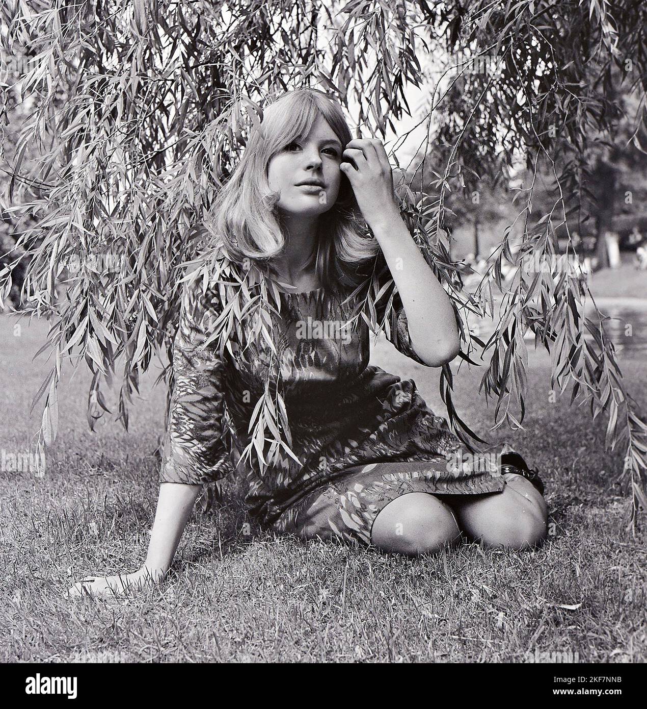 MARIANNE FAITHFULL chanteuse pop anglaise en 1964 Banque D'Images