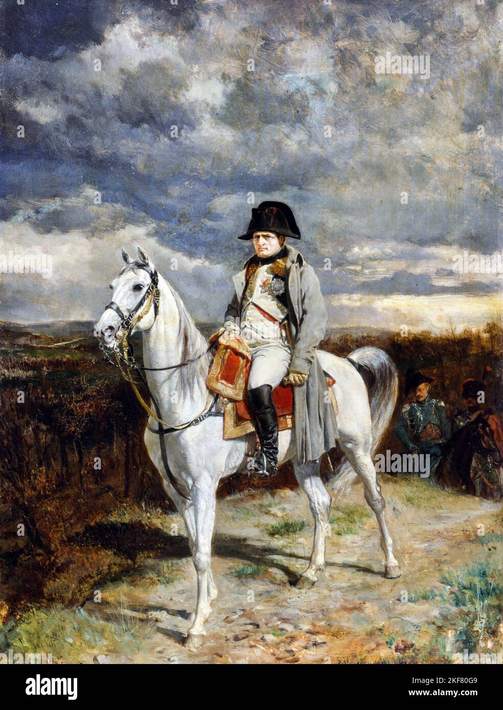 Jean-Louis-Ernest Meissionier ; Napoléon ; 1862 ; huile à panneaux ; Musée d'art de Walters, Baltimore, États-Unis. Banque D'Images