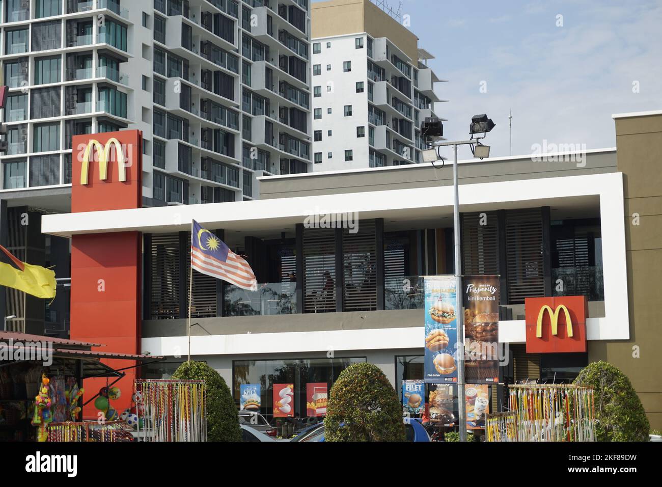 Mcdonald's restaurant fast food en Malaisie Banque D'Images