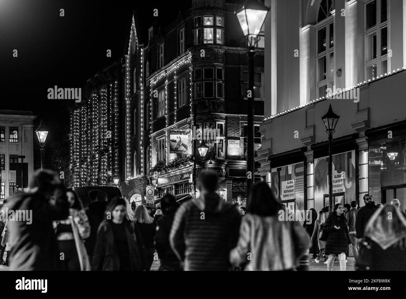 Londres West End de nuit Banque D'Images