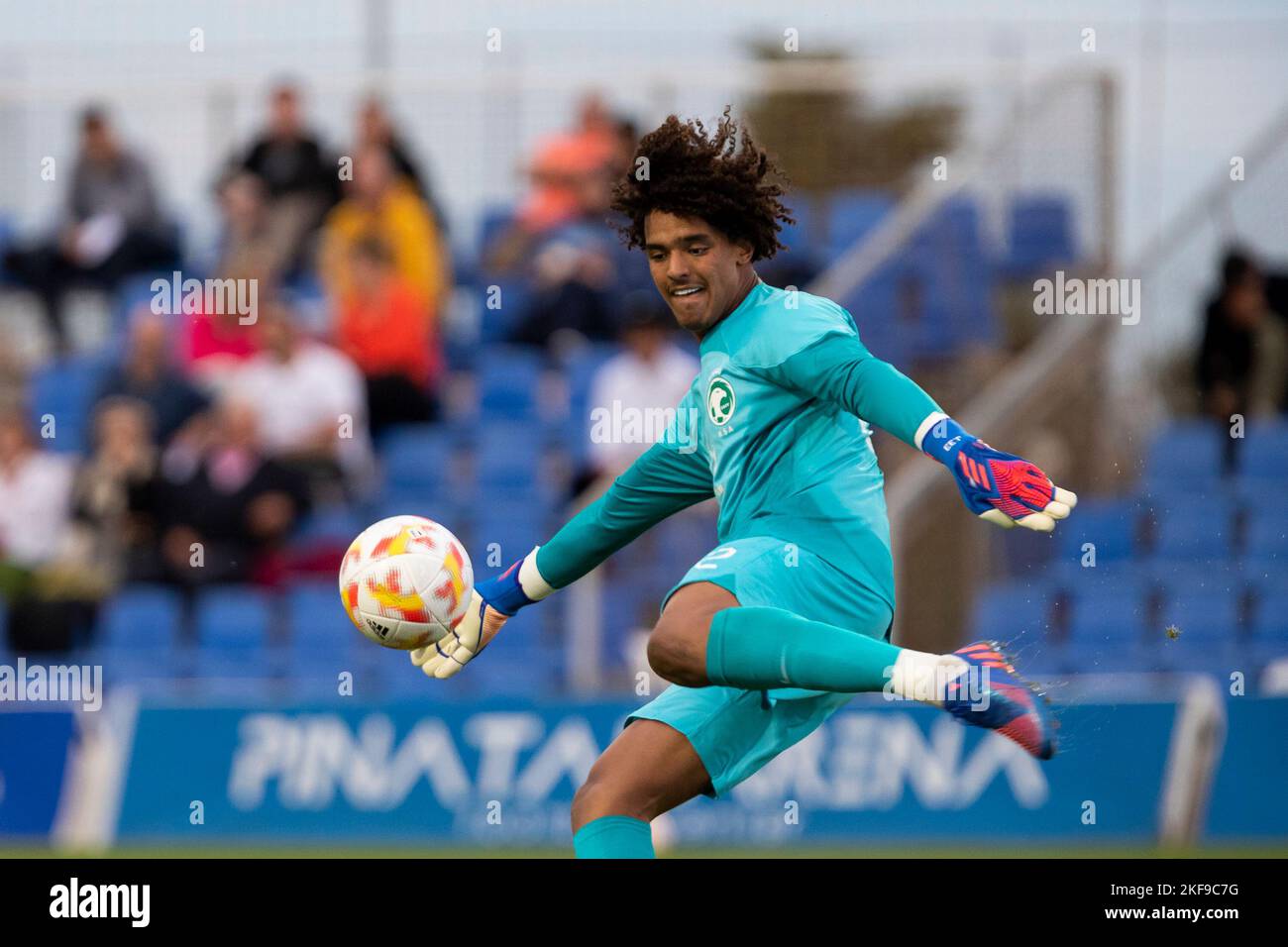 YOUSEF HAMED, ESPAGNE U19 contre ARABIE SAOUDITE U20, hommes, match amical, Wek de football, Pinatar Arena football Center. Espagne, région de Murcia, San Pedro del Banque D'Images