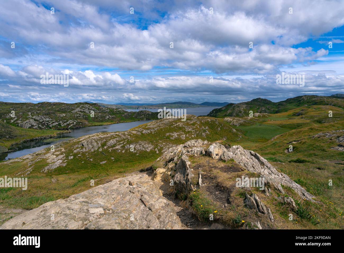 Dunlough (Three Castle Head), Cork, Irlande Banque D'Images