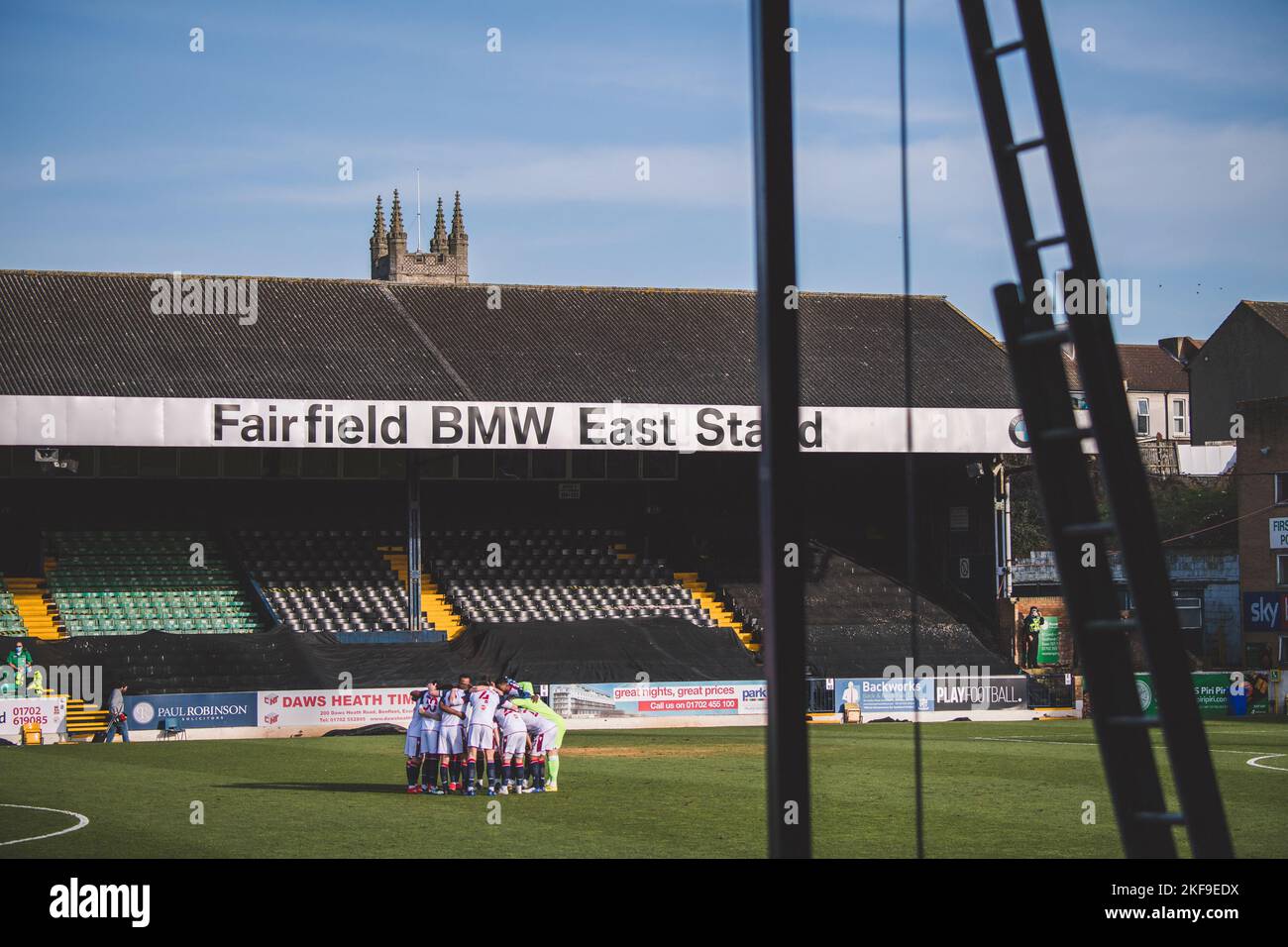 Southend United 0 Bolton Wanderers 1, 20/02/2019. Roots Hall, Ligue deux. Photo de Simon Gill. Banque D'Images
