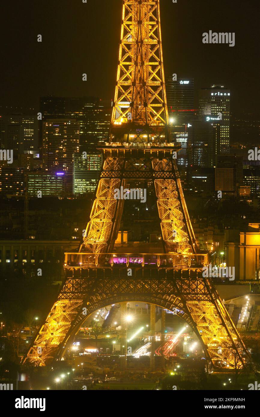 Tour Eiffel Paris Banque D'Images