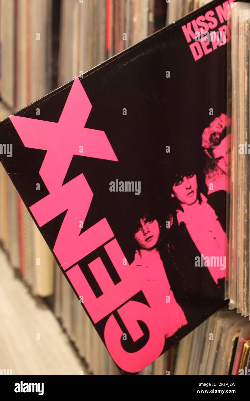 Album de génération X Kiss me Deadly sur vinyle format - 1981 sortie Banque D'Images