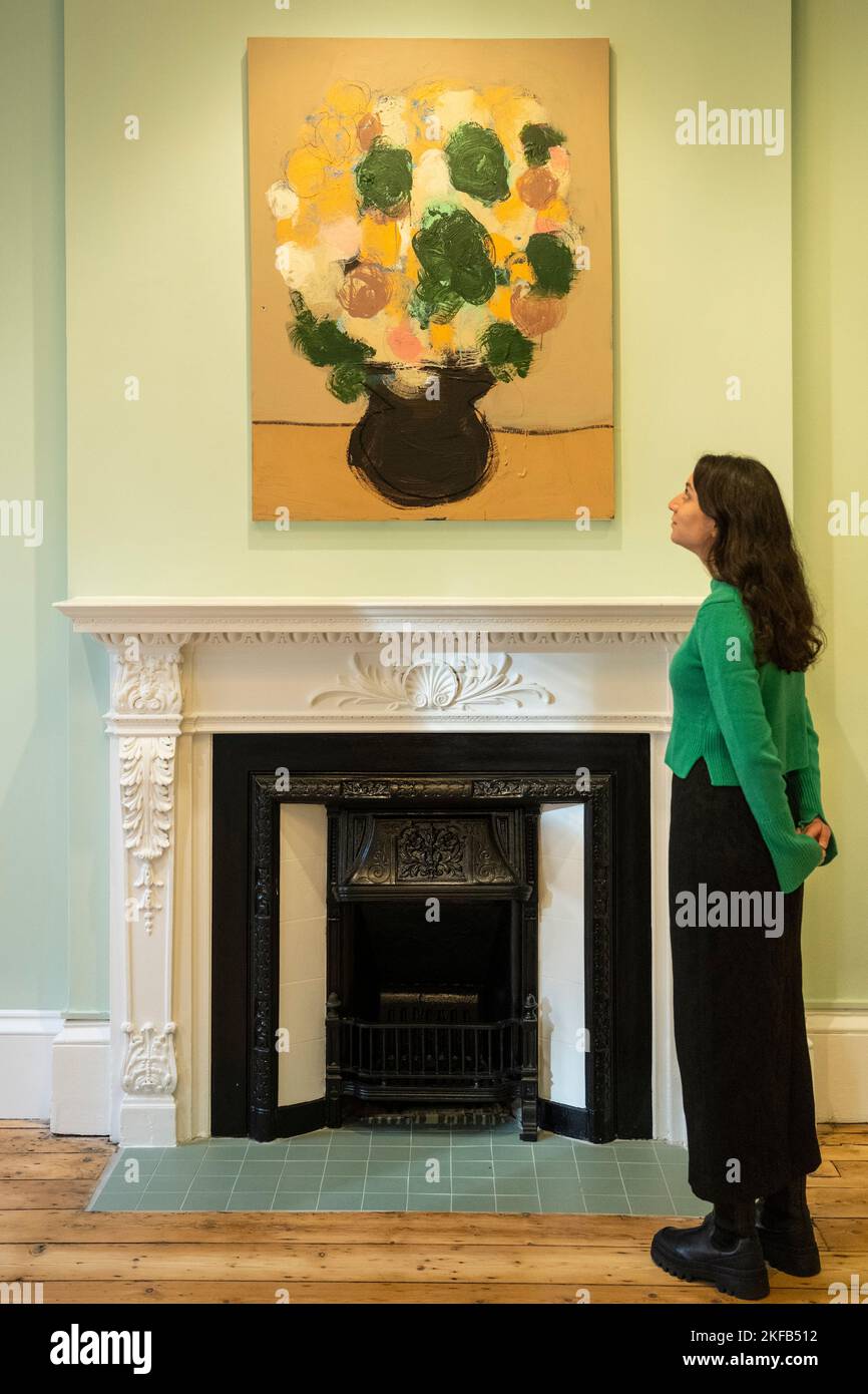 Londres, Royaume-Uni. 17 novembre 2022. 'Forget Me Not', 2022, par Ferrari Sheppard. Avant-première de «formidable», la première exposition britannique de l'artiste de LA Ferrari Sheppard, qui est également écrivain, photographe, activiste et producteur de disques. En tant que producteur de disques, Sheppard est la moitié du duo de hip hop alternatif décembre 99th, avec moi DEF. Le spectacle se déroulera du 17 novembre au 20 décembre 2022 à la Galerie MASSIMODECARLO de Mayfair. Credit: Stephen Chung / Alamy Live News Banque D'Images