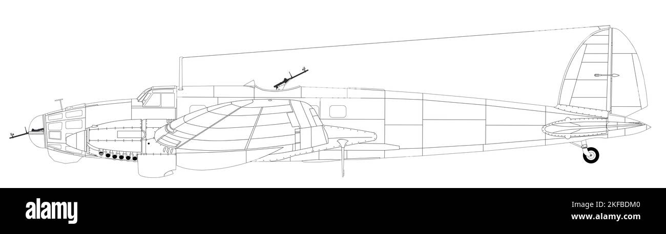 Heinkel He 111B-1 Banque D'Images