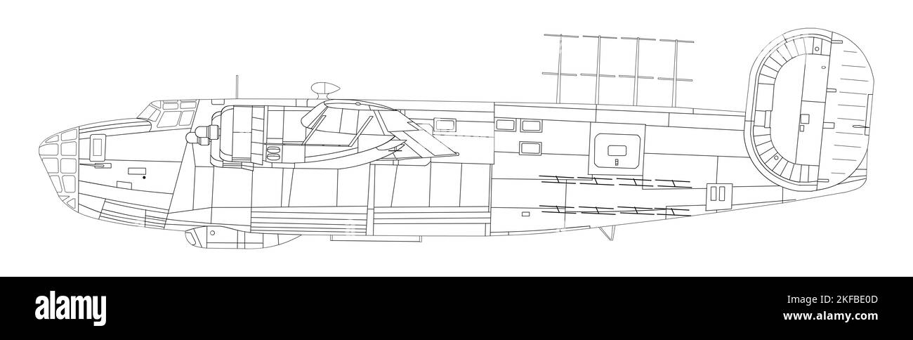 Consolidated Liberator Mk I Banque D'Images