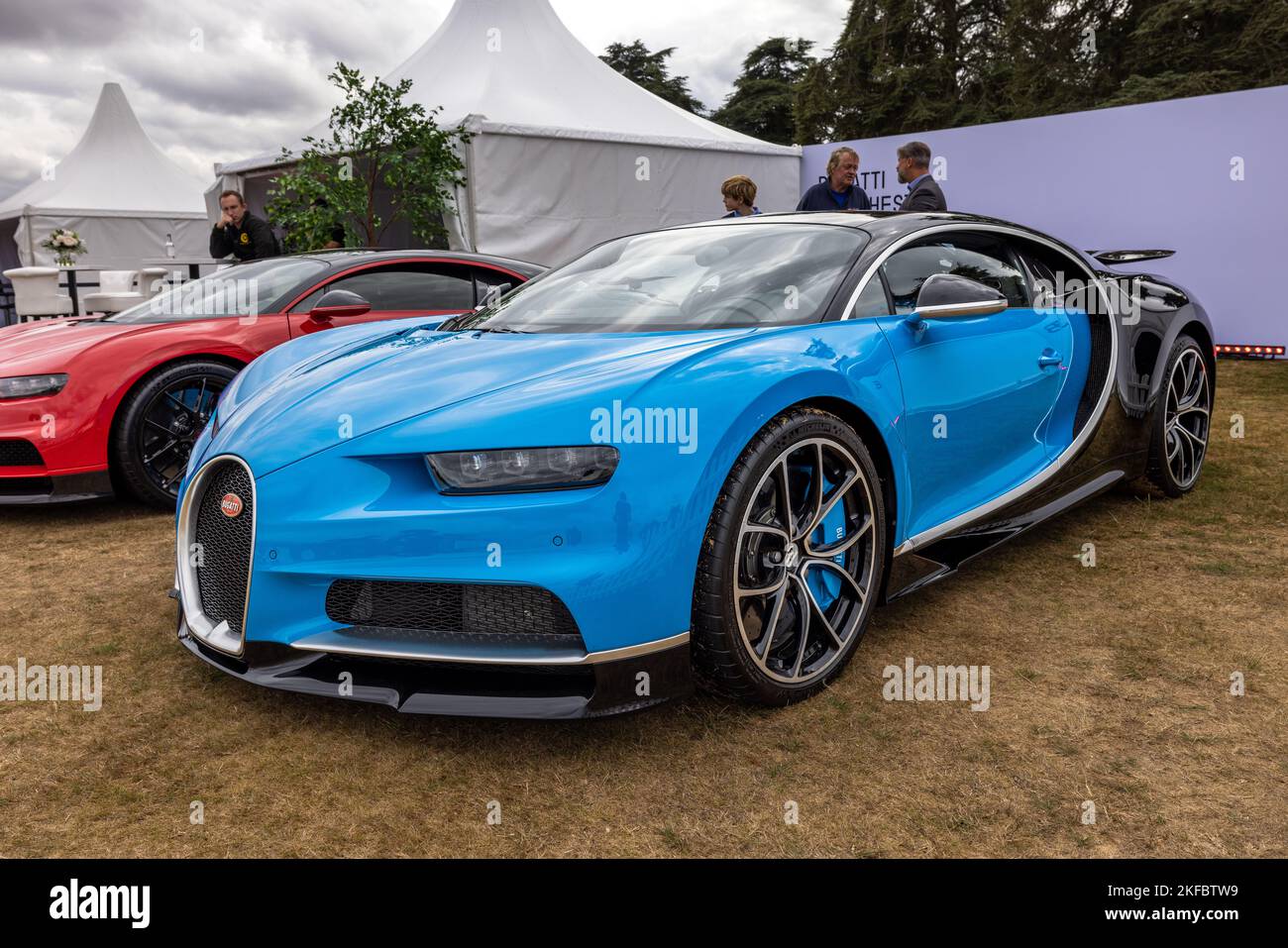 Bugatti Chiron, exposé au salon automobile de la Concours d’Elégance, qui s’est tenu au Palais de Blenheim le 4th septembre 2022 Banque D'Images