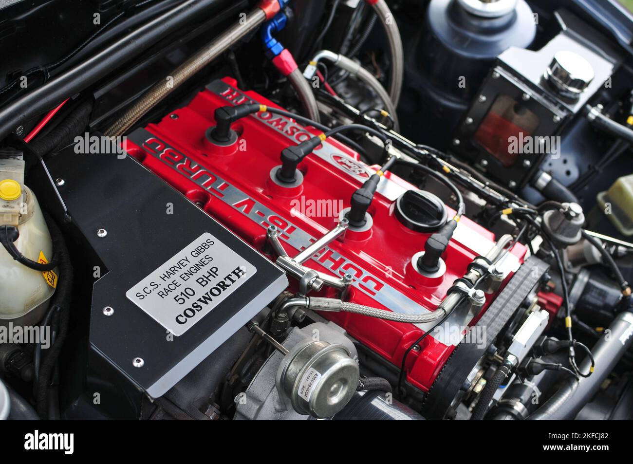 Marque de moteur de course Cosworth Banque D'Images