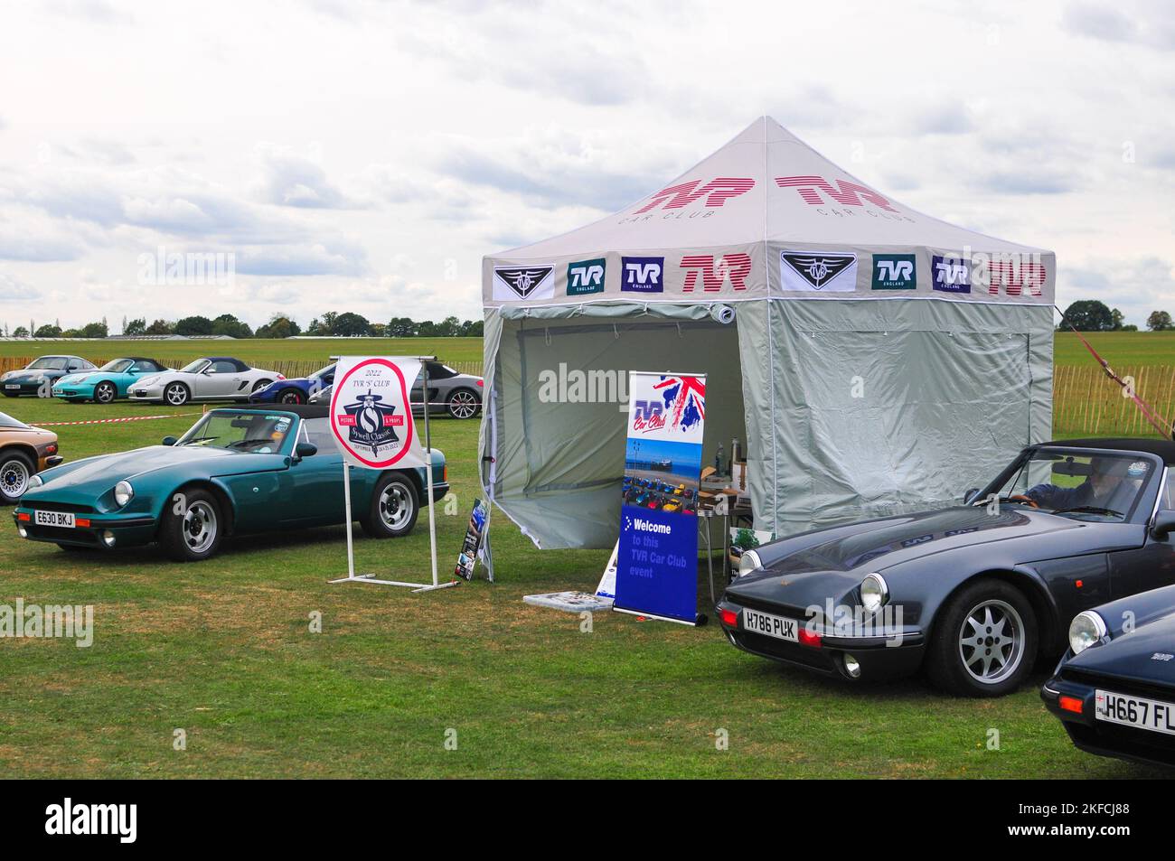 TVR Classic car show Angleterre Royaume-Uni Banque D'Images
