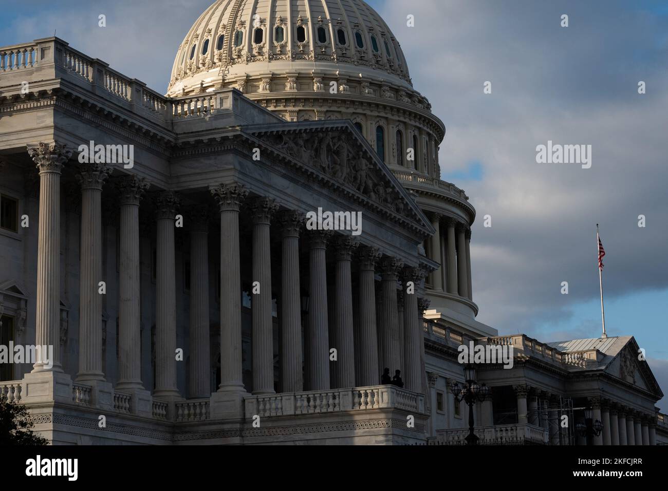 Washington, États-Unis. 17th novembre 2022. Une vue générale du Capitole des États-Unis, à Washington, DC, jeudi, 17 novembre, 2022. (Graeme Sloan/Sipa USA) Credit: SIPA USA/Alay Live News Banque D'Images
