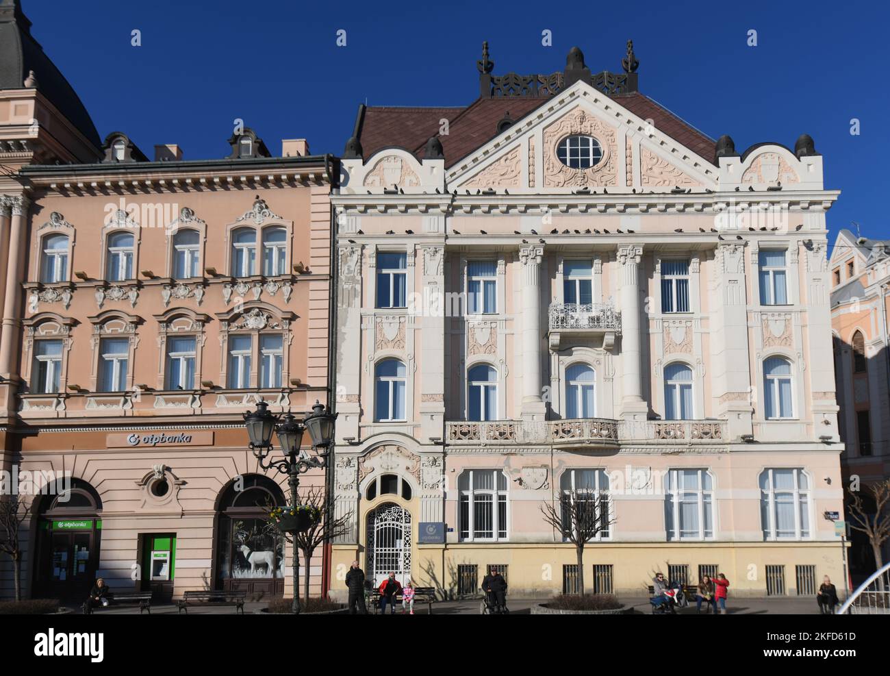 Novi Sad : place de la liberté (Trg Slobode). Serbie Banque D'Images