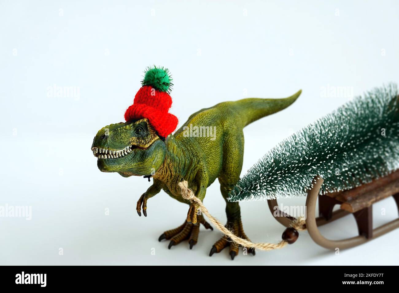 Noël, Impression Graphique De Dinosaure De Dessin Animé De Fête