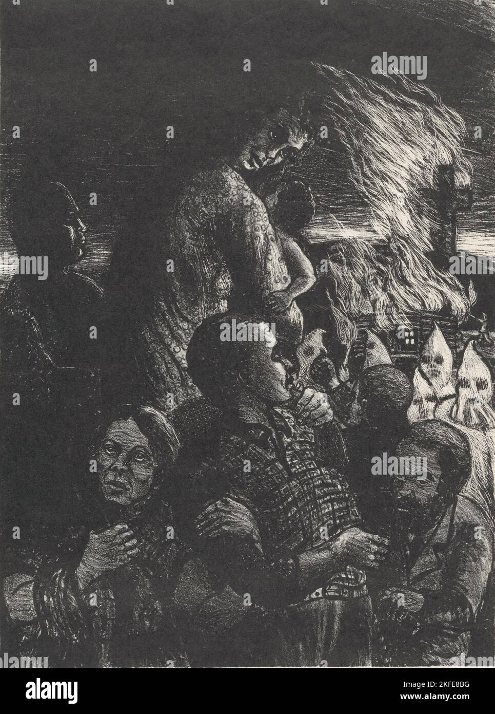 KKK (sans titre), 1940. Banque D'Images