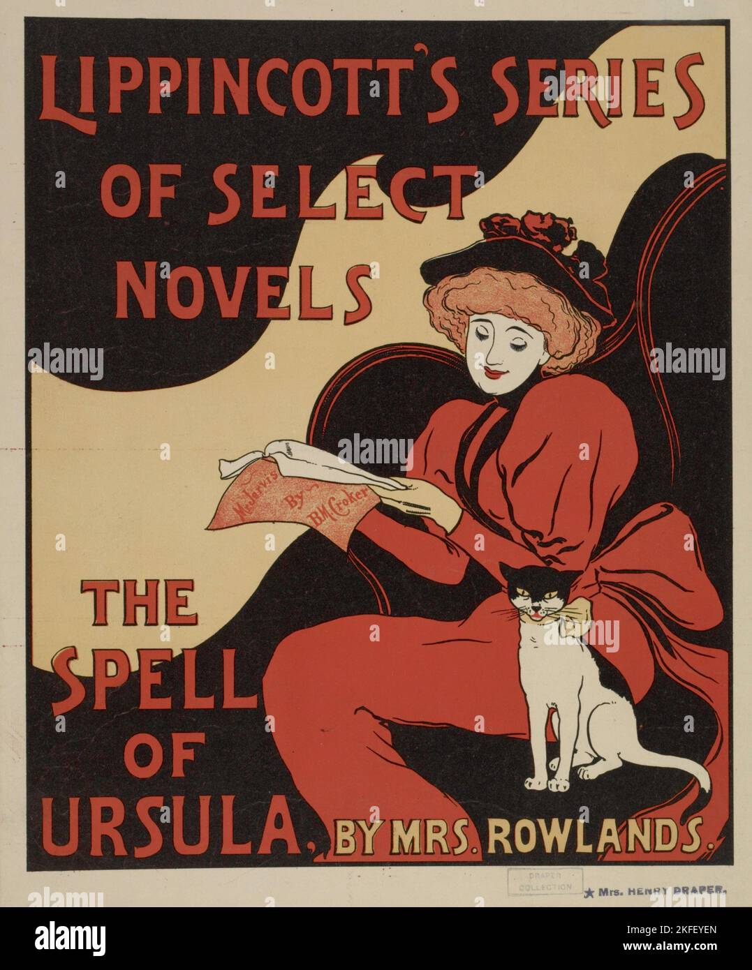 Série de romans sélectionnés de Lippincott. Le sort d'Ursula, C1895 - 1911. Publié: 1894 Banque D'Images