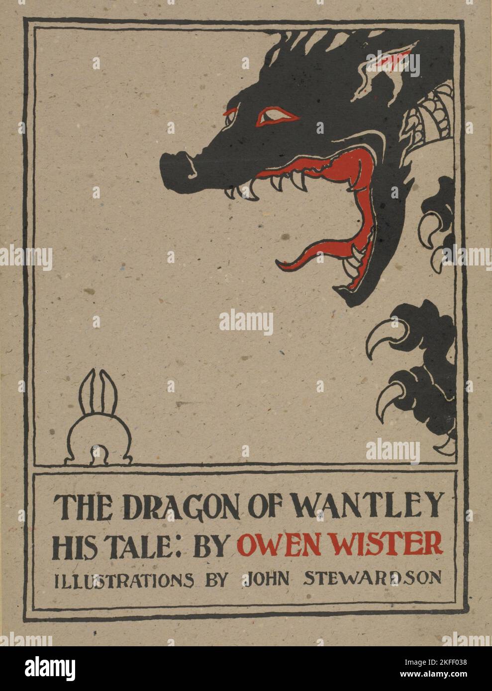 Le dragon de Wantley, C1895 - 1911. Publié: 1892 Banque D'Images