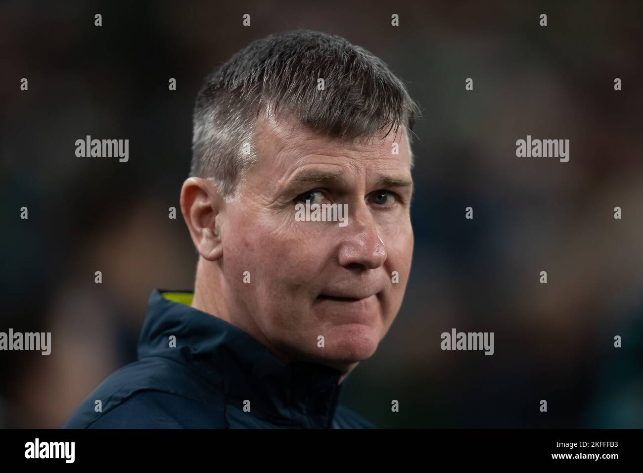 Dublin, Irlande. 17th novembre 2022. Dublin, Irlande, 17 novembre 2022 Directeur de la République d'Irlande Stephen Kenny avant le match international amical entre la République d'Irlande et la Norvège au stade Aviva à Dublin, Irlande Dan O' Connor (Dan O' Connor/SPP) Credit: SPP Sport Press photo. /Alamy Live News Banque D'Images