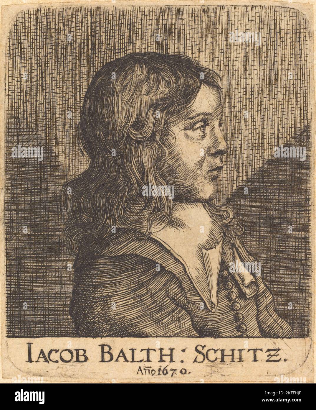 Jacob Balthazar Schitz, 1670. Banque D'Images