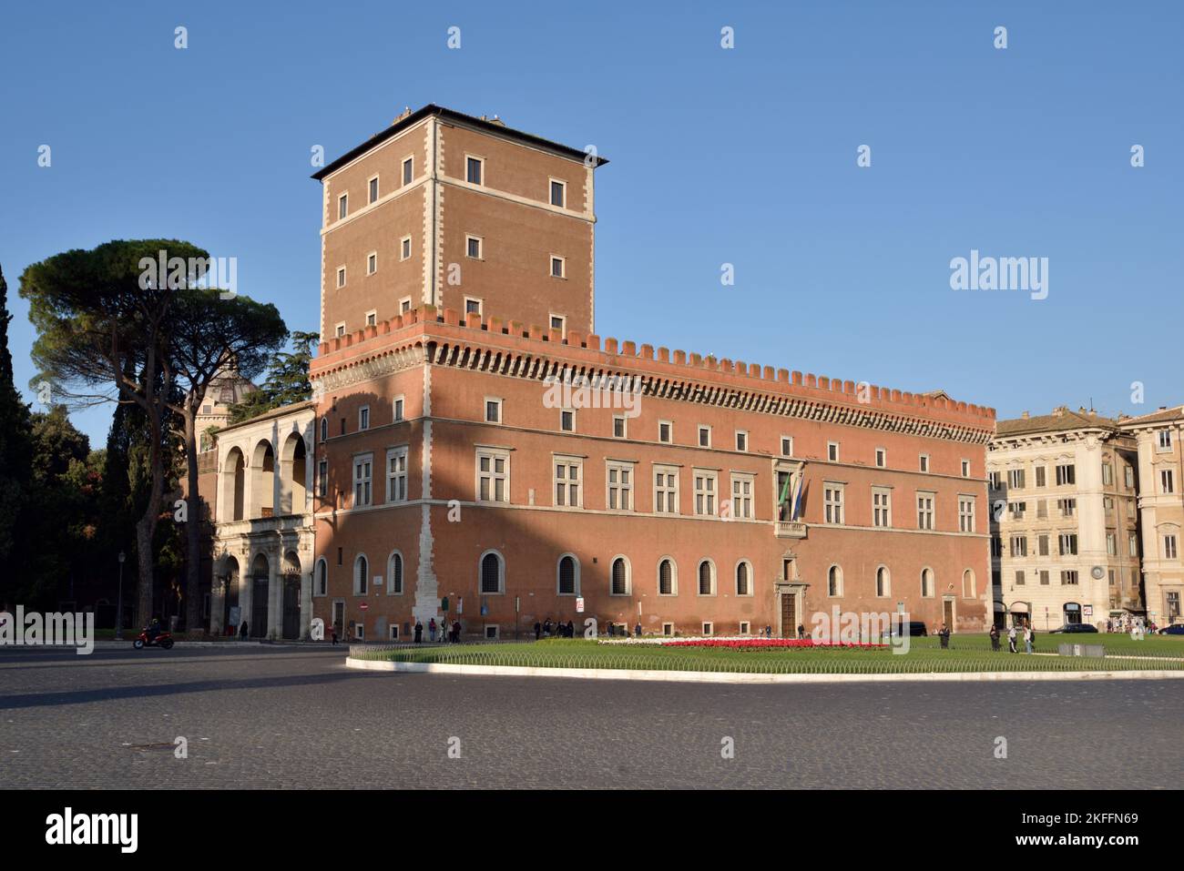 palazzo venezia, piazza venezia, rome, italie Banque D'Images