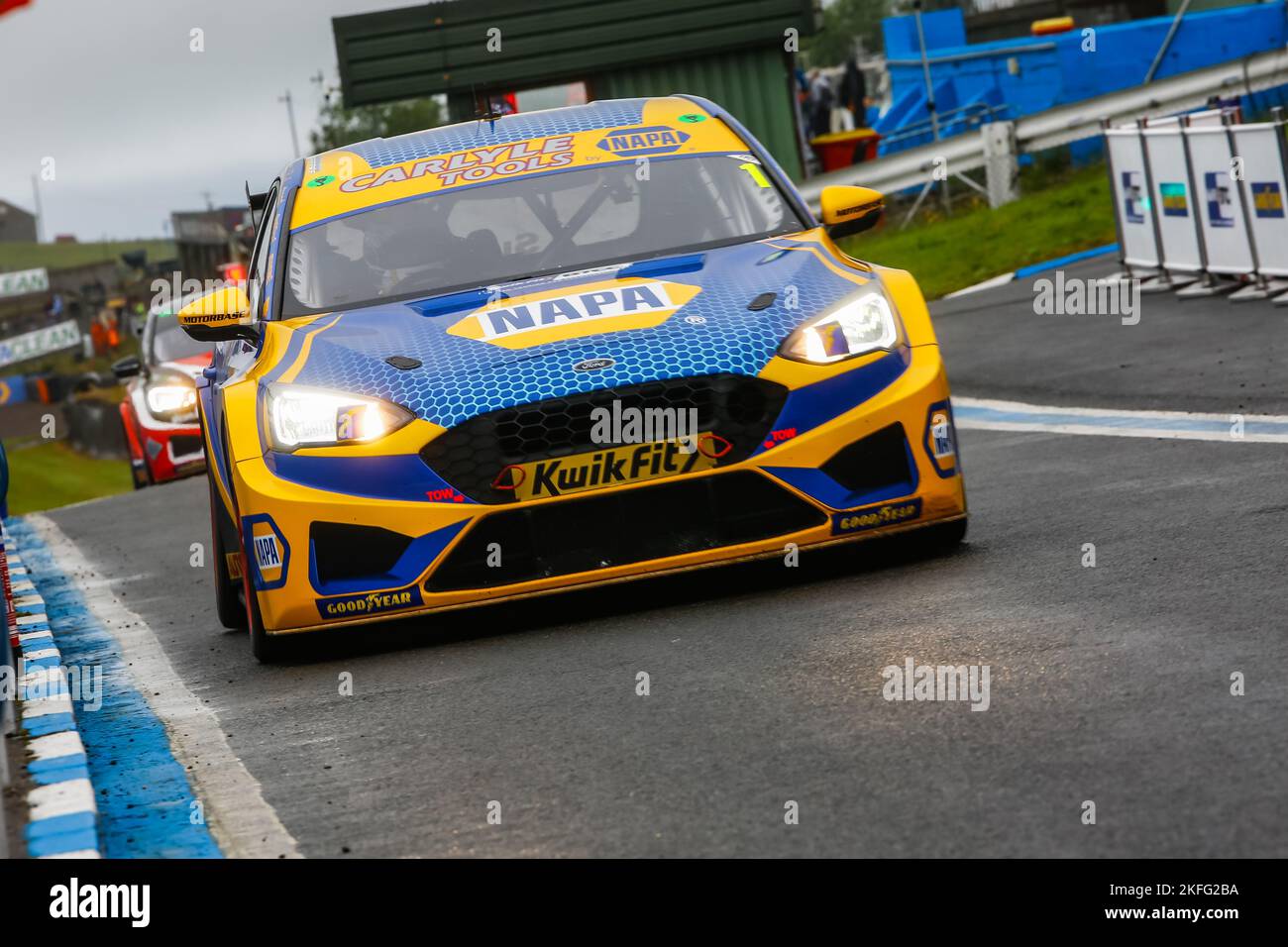 1 Ash Sutton NAPA Racing UK Ford Focus pendant les Round 16, 17 et 18 du British Touring Championship à Knockhill, Fife, Écosse, Royaume-Uni Banque D'Images