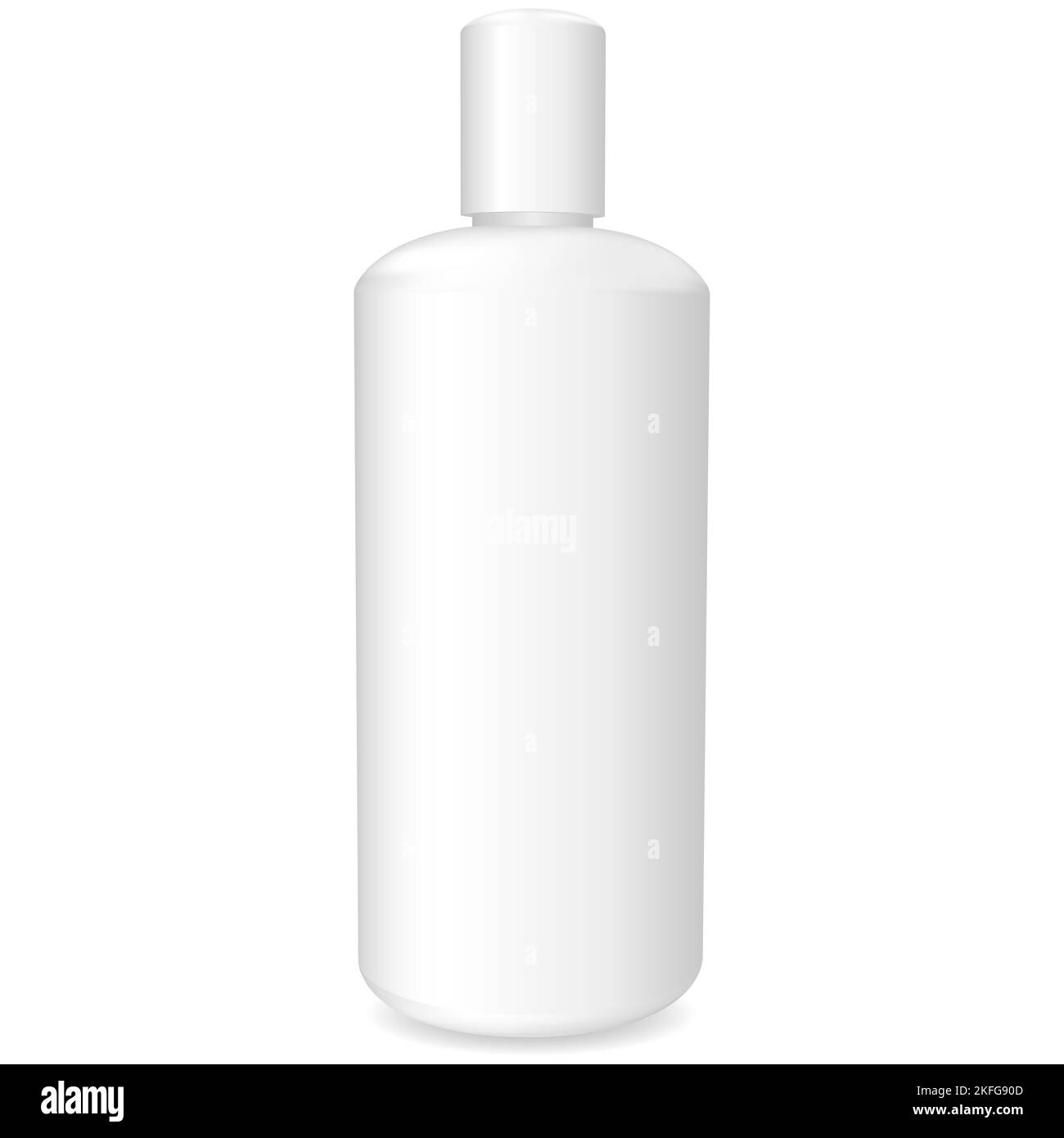 Modèle de conception de bouteille de crème isolée - élément de conception pour le thème des cosmétiques Banque D'Images