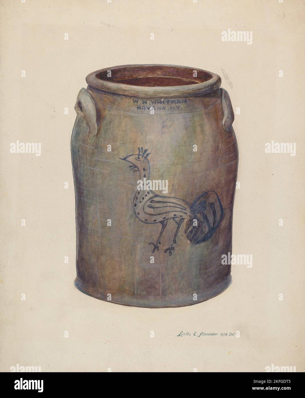 Gris grès Crock, c. 1939. Banque D'Images