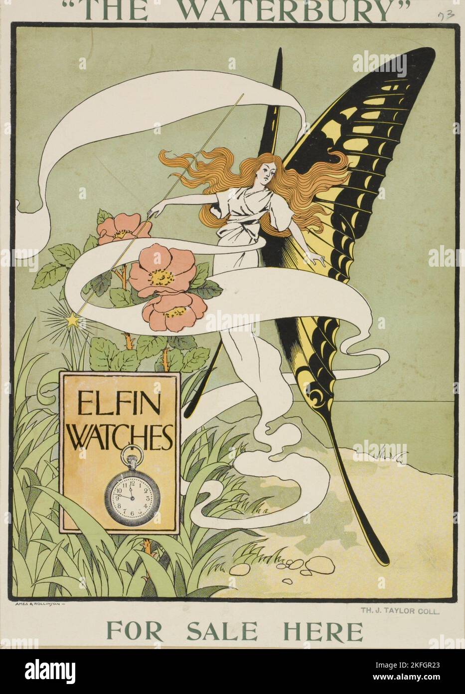 Les montres Waterbury Elfin, C1895 - 1917. Banque D'Images