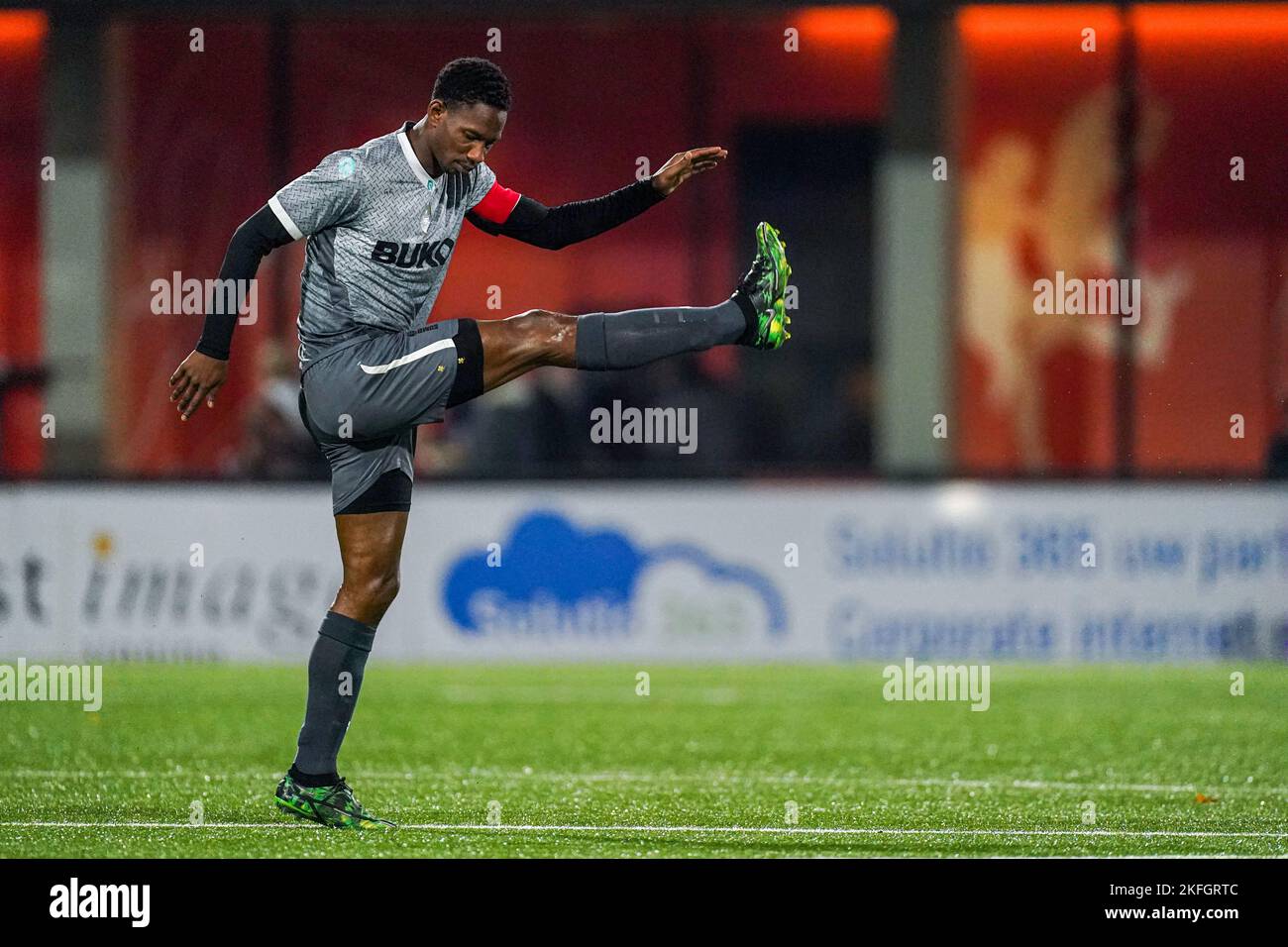 EINDHOVEN, PAYS-BAS - NOVEMBRE 18 : Glynor Plet de Telstar pendant le match néerlandais Keuken Kampioen Divie entre le FC Eindhoven et sc Telstar au stade Jan Louwers sur 18 novembre 2022 à Eindhoven, pays-Bas (photo de Joris Verwijst/Orange Pictures) Banque D'Images