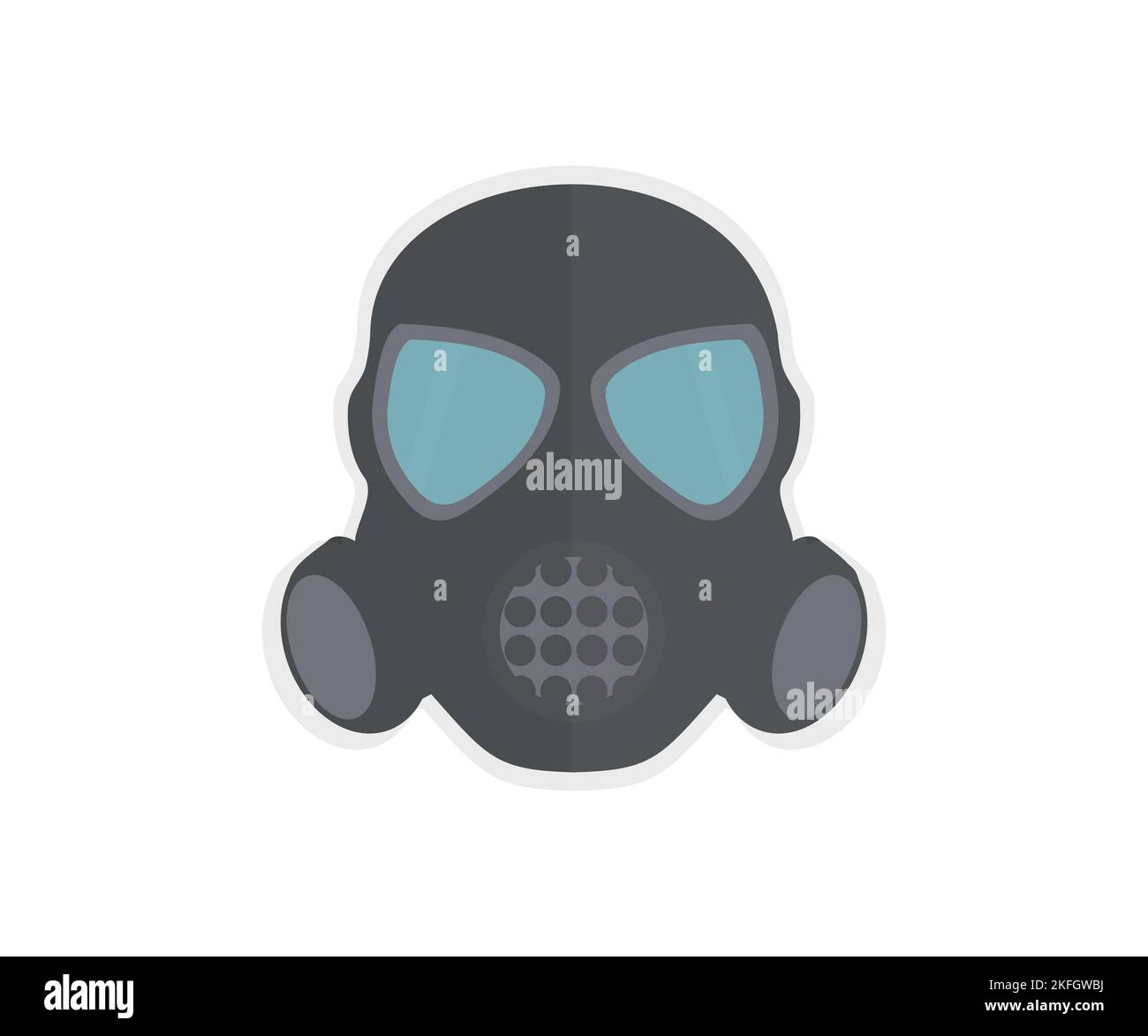 Masque avec filtres de protection en métal, respirateur pour protéger l