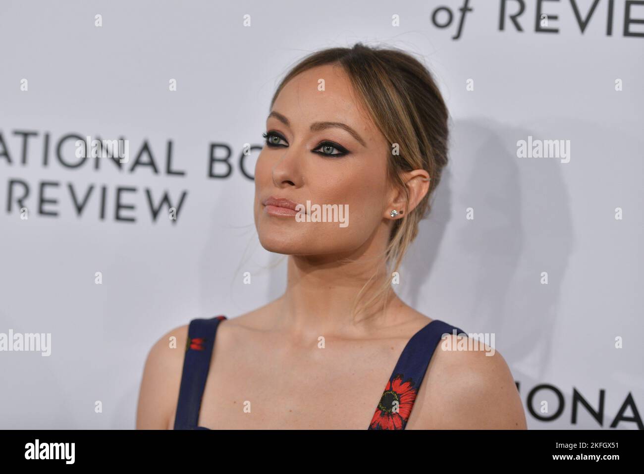 Olivia Wilde participe au Gala 2019 du Conseil national de révision à la 42e rue Cipriani le 08 janvier 2019 à New York. Banque D'Images