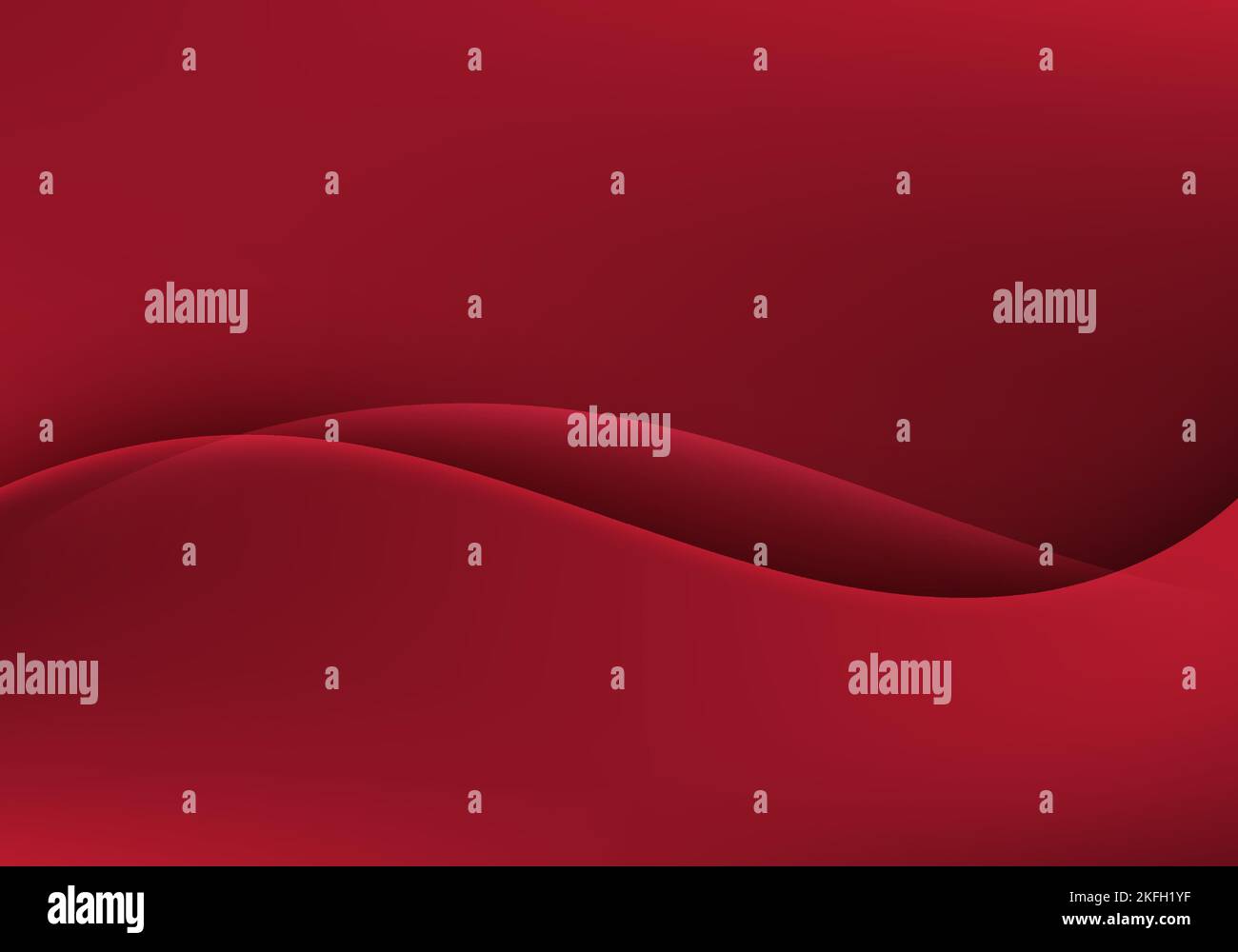 Résumé rouge liquide écoulement forme d'onde dégradé arrière-plan style minimal. Illustration vectorielle Illustration de Vecteur