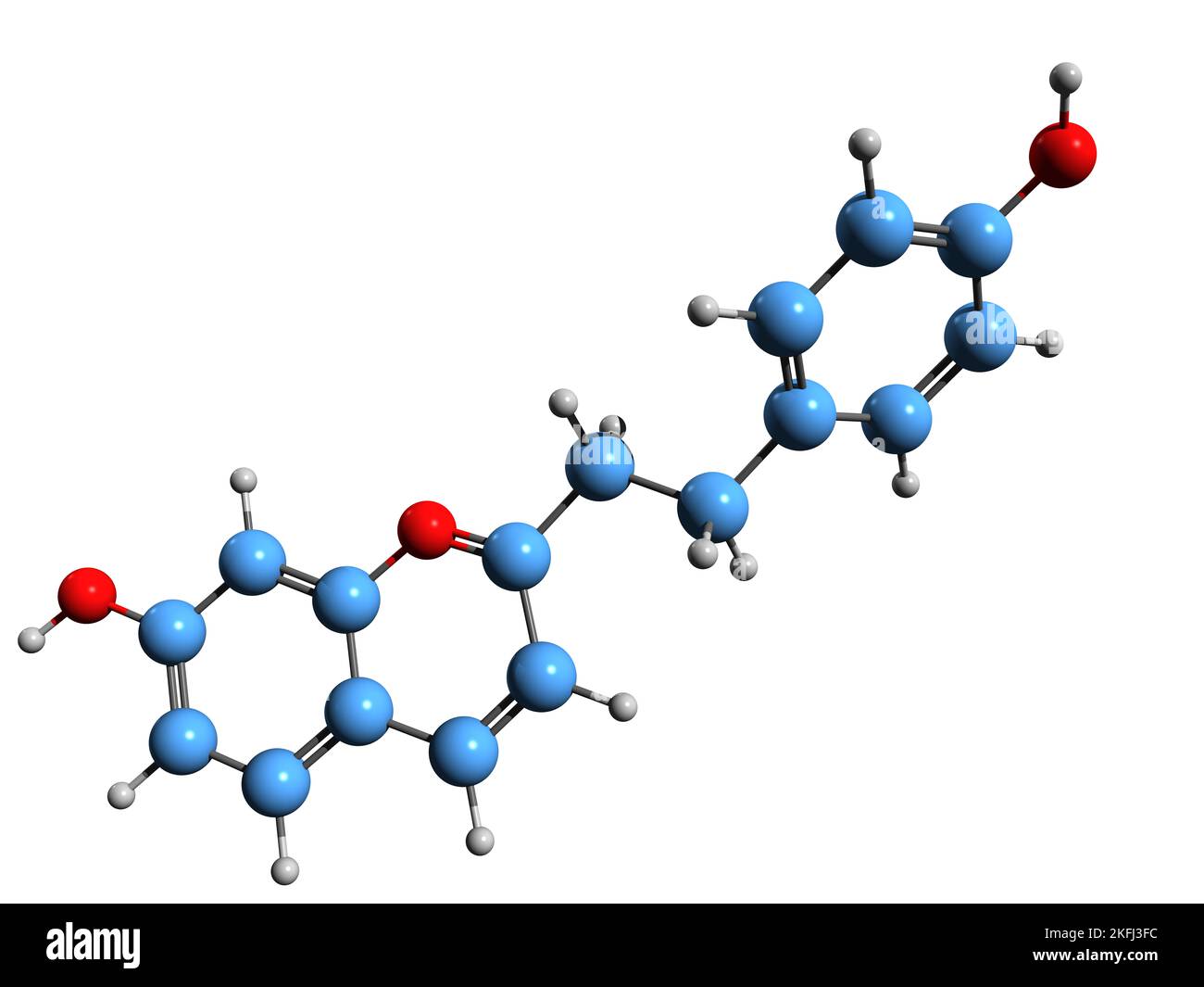 3D image de la formule squelettique de couleur caramel - structure chimique moléculaire de la coloration alimentaire soluble dans l'eau isolée sur fond blanc Banque D'Images