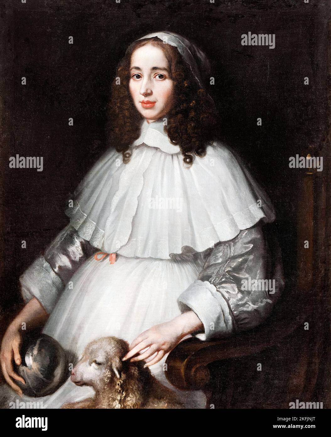 Mathaus Merian; Anna Margareta von Haugwitz; Circa 1648-1651; huile sur toile; Château de Skokloster, Habo, Suède. Banque D'Images