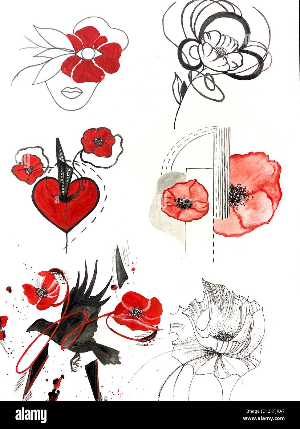 Adesivo Decorativo Floreale Per Porta Bagno - PVC Autoadesivo 18x18 Cm - Foto 6