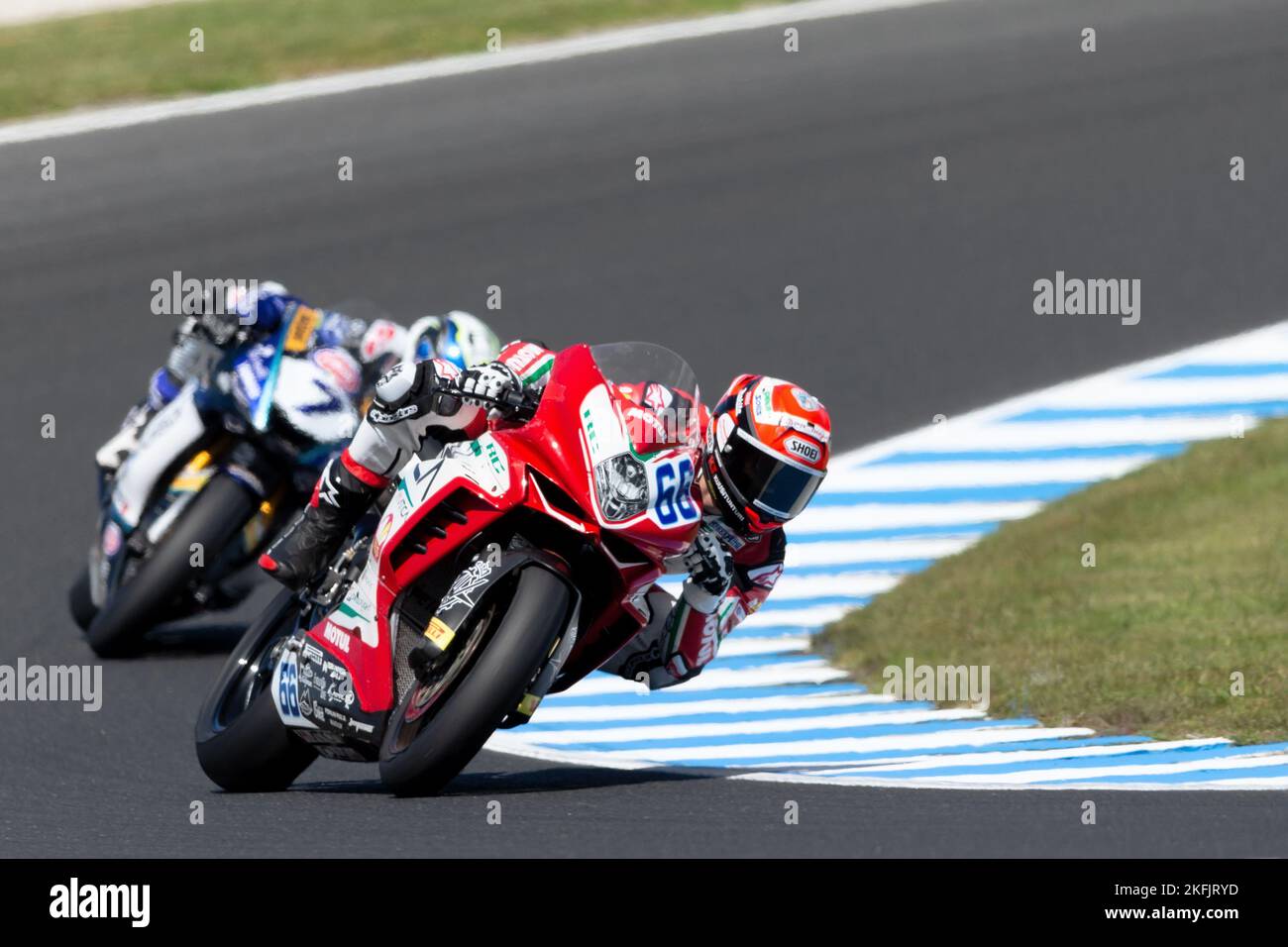 Phillip Island, Australie, 18 novembre 2022. Niki Tuuli de Finlande sur la MV Agusta Reparto Corse MV Agusta F3 800 RR lors du Championnat du monde de Superbike 2022 de la FIM au circuit de Phillip Island sur 18 novembre 2022 à Phillip Island, en Australie. Crédit : Dave Helison/Alamy Live News Banque D'Images