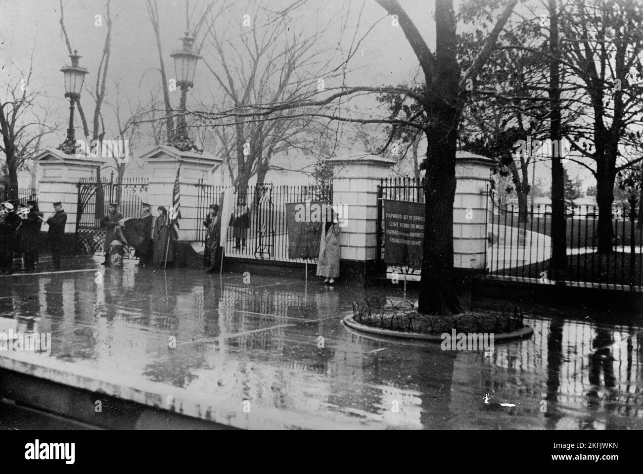 Femme au suffrage - parade du piquet, 1917. Banque D'Images